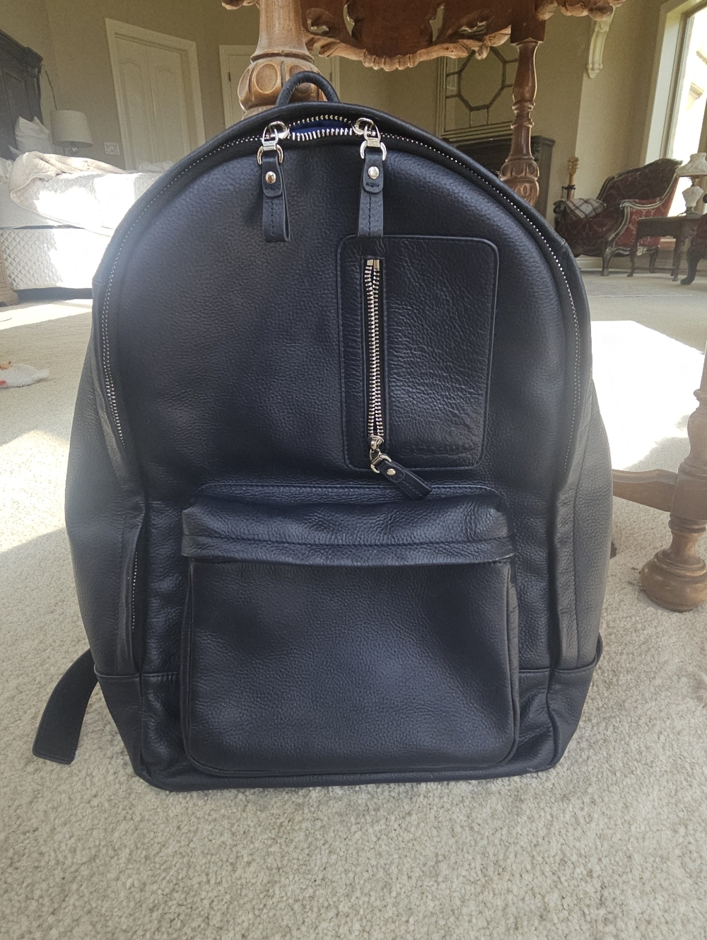Straub Genuine Leather Village II Backpack - Retail $280